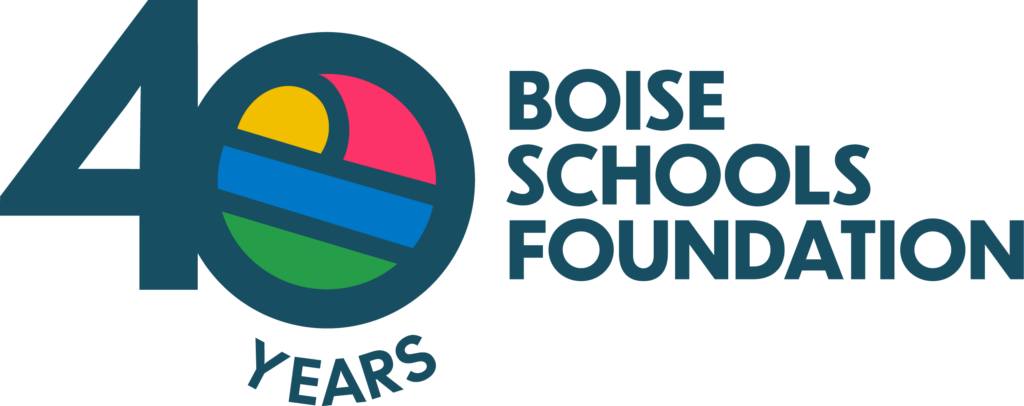Boise Schools Foundation 40 Years logo